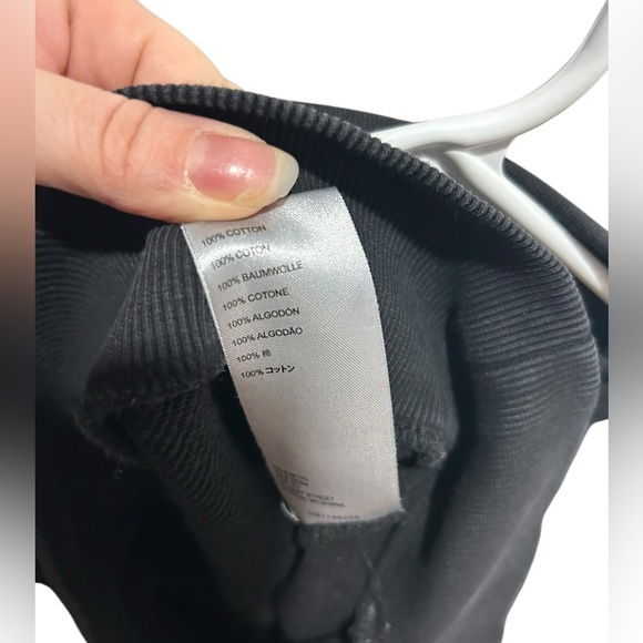 Anthropologie Pilcro Elayna Sweatshirt Splattered Paint Black White Crewneck - Picture 8 of 8